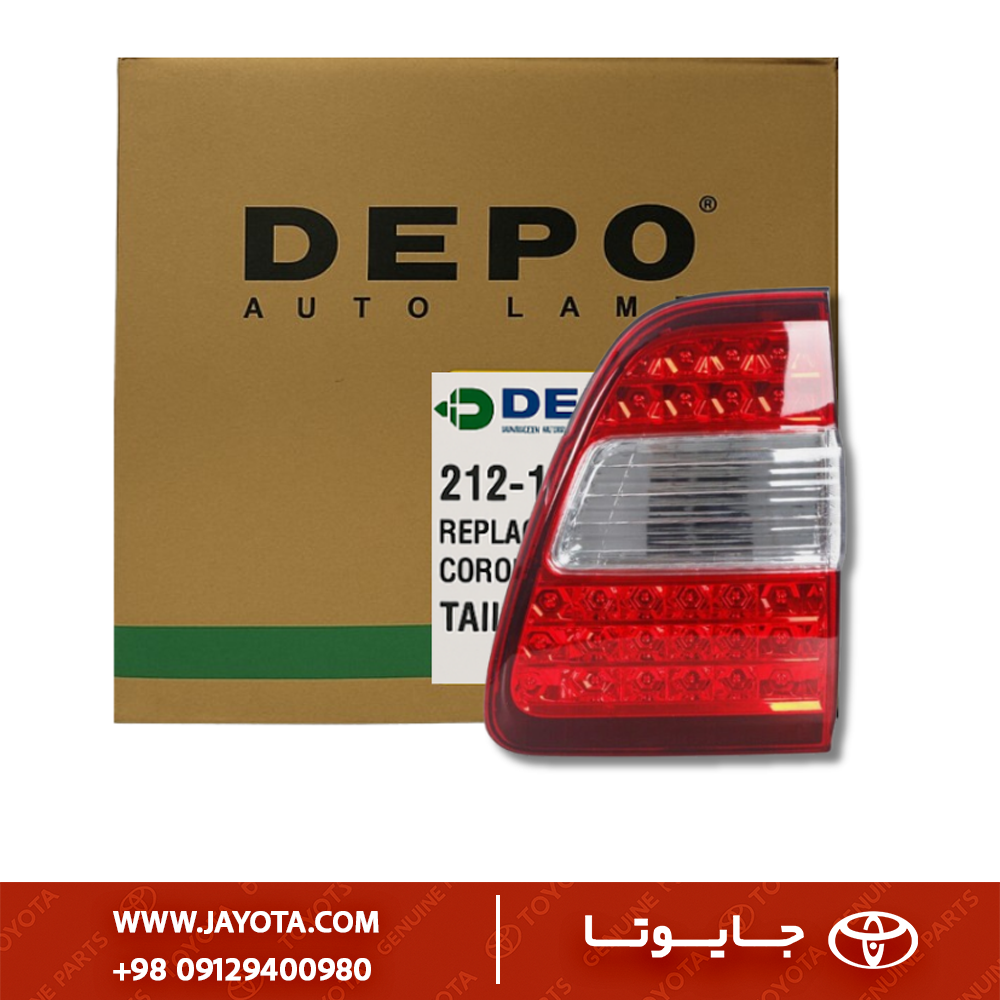 چراغ عقب جفت تویوتا لندکروزر راست | جفت | چپ  2005 - 2011 دپو