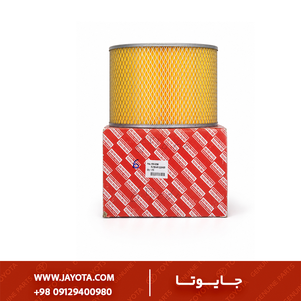 فیلتر هوا (17801-67060) تویوتا لندکروزر پرادو (J90)	1996–2002	1KZ-TE 3.0L دیزل تویوتا لندکروزر پرادو (J120)	2002–2009	1KD-FTV 3.0L D-4D دیزل تویوتا هایلوکس سرف (Hilux Surf)	1996–2002	1KZ-TE 3.0L دیزل
